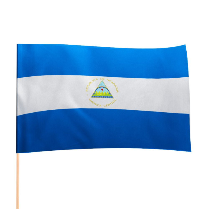 Flaga Nicaragui różne wymiary
