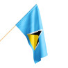 Flaga Saint Lucia