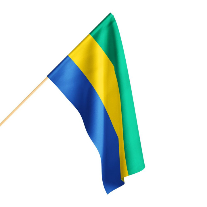 Flaga Gabonu różne wymiary