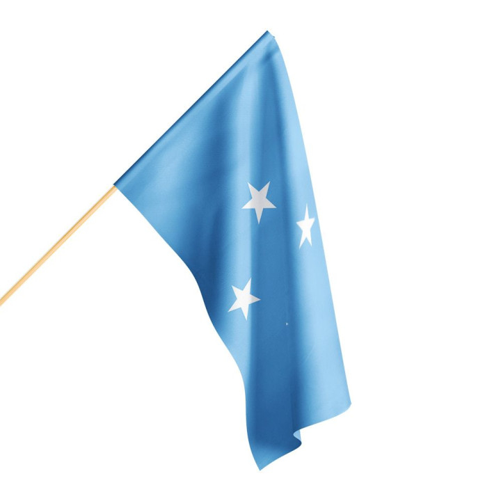 Flaga Mikronezji szybko