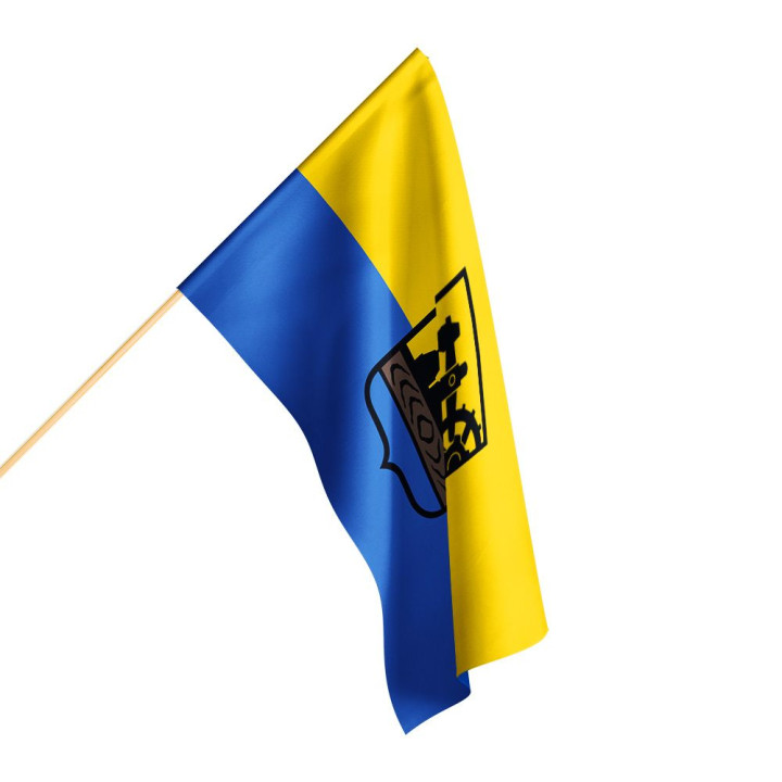 Flaga Katowic różne wymiary