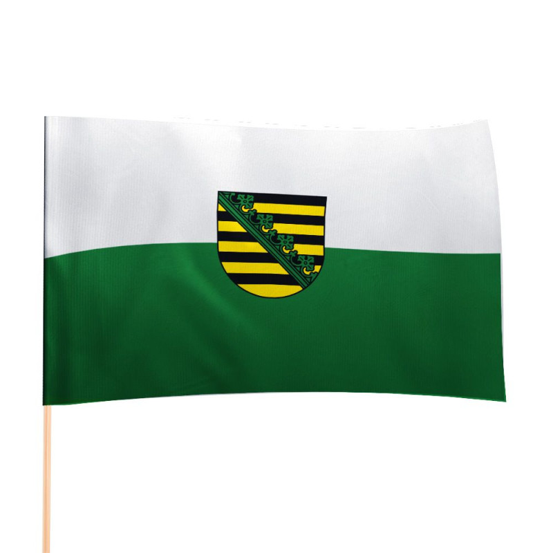 Flaga Saksonii różne wymiary