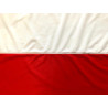 Flaga Polski z przeszyciem