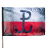 Flaga Polski Walczącej REPLIKA + drzewiec 150cm ZESTAW