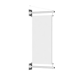 Uchwyt na flagę lu baner fasadowy ze stali nierdzewnej premium