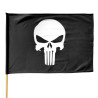 Flaga Punisher - Czarna