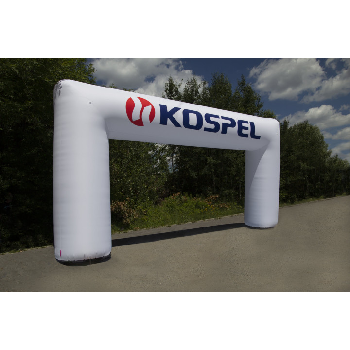 Brama reklamowa prostokątna 8x4m - wentylatorowa