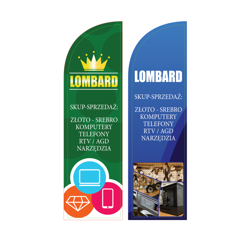 Żagiel reklamowy LOMBARD