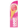 Żagiel reklamowy LODY