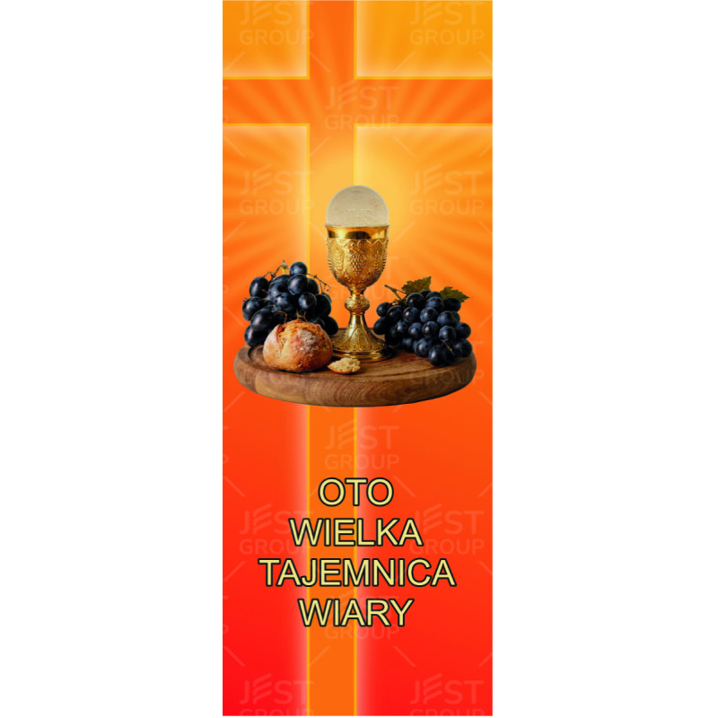 Baner religijny na Boże Ciało | JEST