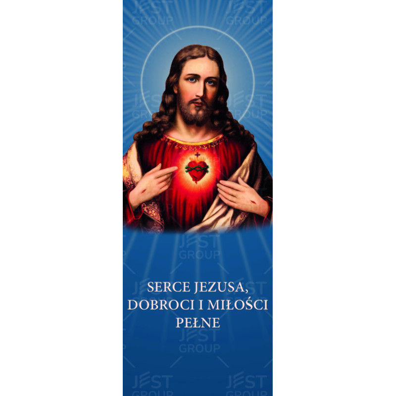 Baner religijny od producenta, szybka wysyłka | Jest