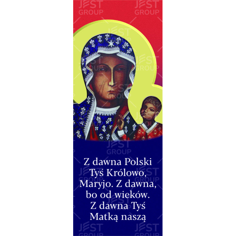Baner religijny Matka Boska Częstochowska, polski producent | JEST