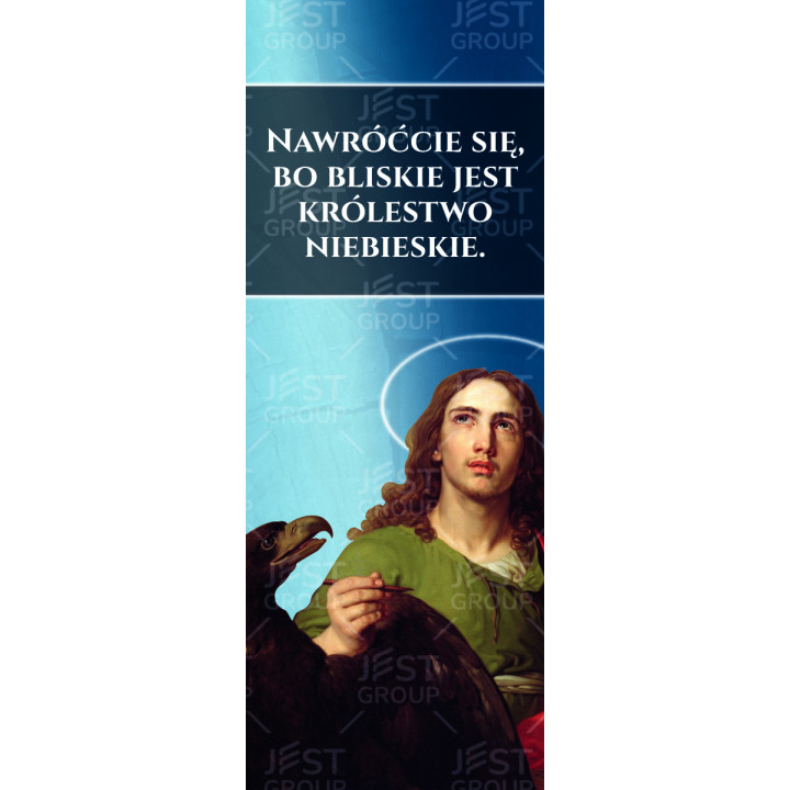 Baner religijny z Janem Apostołem, szybka wysyłka | JEST