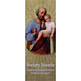 Baner na uroczystości religijne ze Święty Józefem, od producenta | JEST
