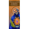 Baner z Andrzejem Bobolą "Moja wiara prowadzi do zbawienia"