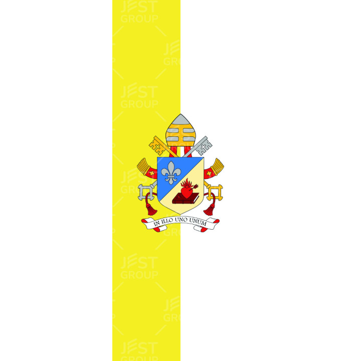 Baner religijny papieski Leon XIV, trwały nadruk | JEST