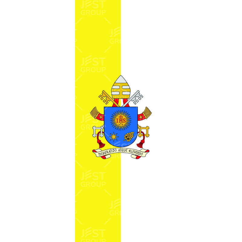 Baner na uroczystości, papieski Franciszek | JEST