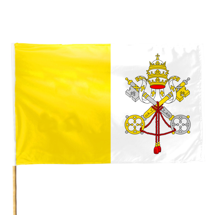 Flaga Watykanu - Papieska szybka wysyłka | JEST