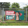 Baner reklamowy PVC 1 m²