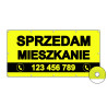 Baner reklamowy "SPRZEDAM" PVC 100x200cm