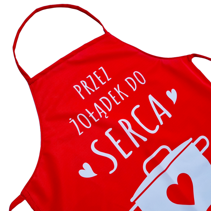 Fartuch kuchenny - Przez żołądek do serca