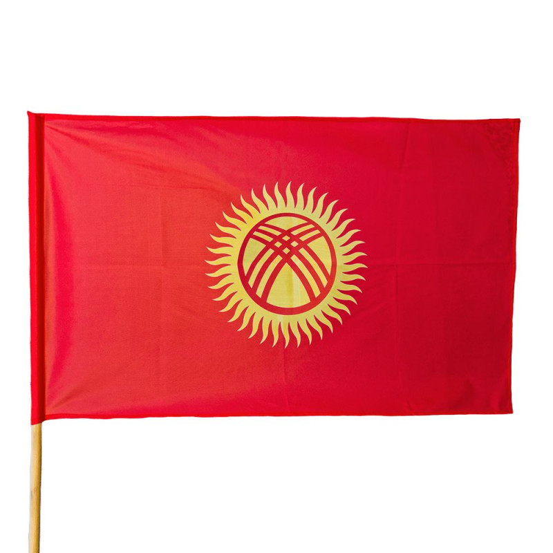 Flaga Kirgistanu różne wymiary