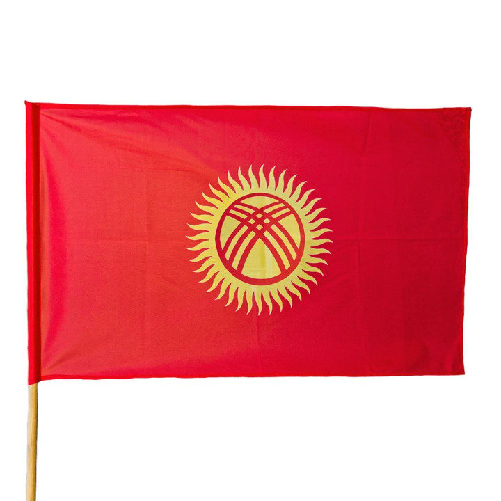 Flaga Kirgistanu różne wymiary