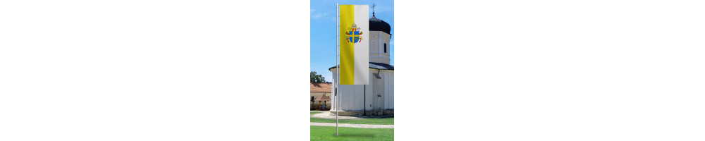 Flagi masztowe kościelne, duże rozmiary | JEST