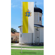 Duże flagi Papieskie
